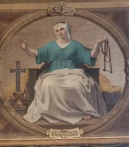 Temperantia, la Tempérance, vertu cardinale, du tarot de Marseille 